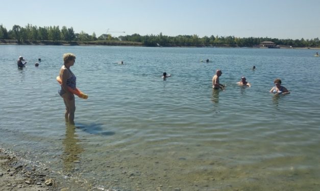2019.07.25. Strandolás a Rukkel tónál